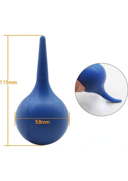 Blue-L Kulak Kiri Temizleme Sulama Temizleme Kiti Kulak Şırınga Ampulü Hava Üfleyici Pompa Toz Temizleyici Kulak Kiri Sökücü Kauçuk Yetişkin Çocuk Için (Yurt Dışından)