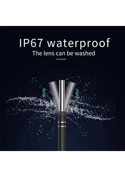 3 In 1 Görünür Earpick Tıbbi Otoskop Su Geçirmez Kamera Kulak Kiri Görsel Ağız Muayene Kulak Kaşığı Desteği Android Pc Kulak Temizleme Aracı (Yurt Dışından)
