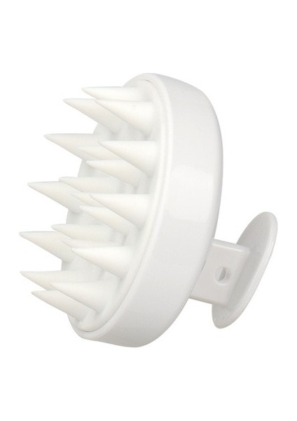 B-Beyaz Silikon Şampuan Fırçası Saç Masajı Saç Derisine Masaj Fırçası Saç Yıkama Tarak Spa Saç Fırçası Banyo Duş Fırçası Güzellik Şekillendirici Araçları (Yurt Dışından)