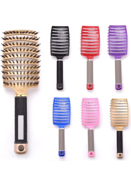 Pembe Kızlar Saç Derisi Masaj Tarak Saç Fırçası Kıl Naylon Kadın Islak Kıvırcık Detangle Saç Fırçası Salon Kuaförlük Şekillendirici Araçları (Yurt Dışından) fiyatları