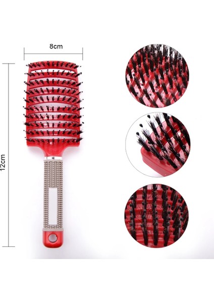 Pembe Kızlar Saç Derisi Masaj Tarak Saç Fırçası Kıl Naylon Kadın Islak Kıvırcık Detangle Saç Fırçası Salon Kuaförlük Şekillendirici Araçları (Yurt Dışından) modelleri