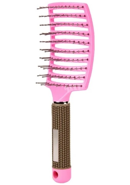 Mavi Saç Fırçası Saç Derisi Masaj Tarak Saç Fırçası Kıl ve Naylon Kadın Islak Kıvırcık Detangle Saç Fırçası Salon Kuaförlük Şekillendirici Araçları (Yurt Dışından)