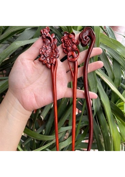 12 Kırmızı Sandal Ağacı Ahşap Saç Sopa Manolya Çiçek Ahşap Saç Tokası Oyma Şakayık Başlığı Saç Takı Aksesuarları (Yurt Dışından) fiyatları
