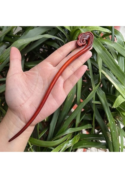 12 Kırmızı Sandal Ağacı Ahşap Saç Sopa Manolya Çiçek Ahşap Saç Tokası Oyma Şakayık Başlığı Saç Takı Aksesuarları (Yurt Dışından) fırsatları