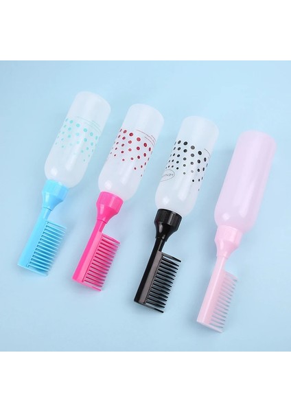 Gül Kızıl Saç Boyası Aplikatör Şişeleri Plastik Şampuan Şişesi Boyama Leke Aracı Kuaförlük Malzemeleri Çok Amaçlı Pratik Boyama Fırçası (Yurt Dışından)