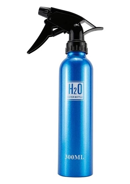 Mavi 300 ml Boş Alüminyum Sprey Şişesi Saç Berber Dükkanı Büyük Kapasiteli Saç Kesimi Salon Aksesuarları Çift Kullanımlı Kuaförlük Sulama Kabı (Yurt Dışından)