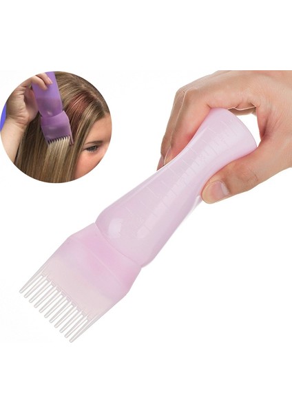 1 Takım 120ML Boş Saç Boyası Şişesi Aplikatör Fırçası ile Salon Dağıtım Saç Boyama Boyama Şişeleri Kuaförlük Şekillendirici Aracı (Yurt Dışından)