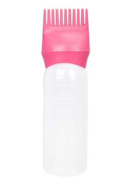 Gül Kırmızı 120 ml Saç Boyası Aplikatör Şişeleri Plastik Doldurulabilir Şişe Çok Renkli Boyama Şişesi Tarak Fırça Şekillendirici Aracı Saç Boyama Araçları (Yurt Dışından)