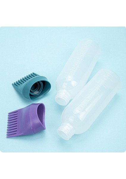 Gül Kırmızı 120 ml Saç Boyası Aplikatör Şişeleri Plastik Doldurulabilir Şişe Çok Renkli Boyama Şişesi Tarak Fırça Şekillendirici Aracı Saç Boyama Araçları (Yurt Dışından)