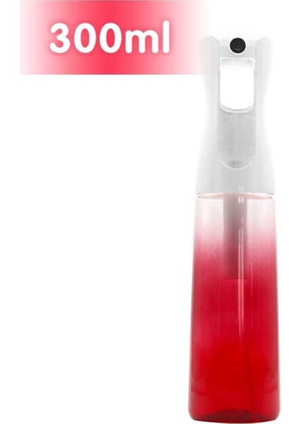 RED-300ML Kuaförlük Sprey Şişesi Salon Güzellik Şişesi Sürekli Püskürtücü Su Isıtıcısı Saç Kesimi Şekillendirici Doldurulabilir Şişeler Berber Stylingtool (Yurt Dışından)