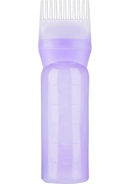 Mor 120 ml Renkli Plastik Saç Boyası Doldurulabilir Şişe Aplikatör Tarak Dağıtım Salon Saç Boyama Kuaförlük Şekillendirici Aracı (Yurt Dışından) fırsatları