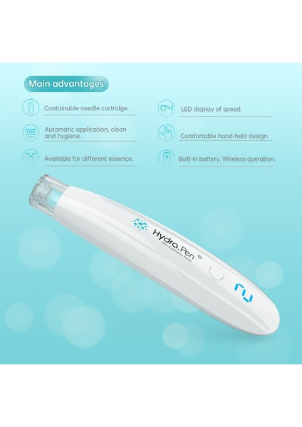 10 Adet 12P 1.0mm Hydra Kalem H2 Profesyonel Kablosuz Mikro Iğneleme Kalemi 12 Adet Kartuşları ile Beslenme Ithalat Mezoterapi Terapi Güzellik Cihazı (Yurt Dışından) modelleri