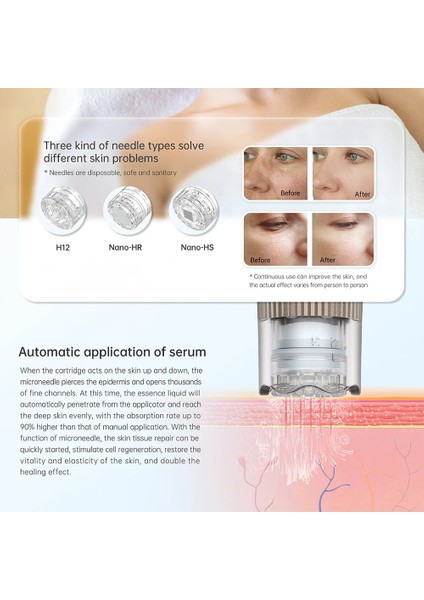 Nano-Hr 10 Adet 10 Adet Hydra Kalem H3 Kartuşları Ayarlanabilir Sıvı Çıkışı Derma Kalem Iğne Kartuşu 3 ml 12 Pins Cilt Bakımı Için Nano Mikro Iğne Mts (Yurt Dışından) fiyatları