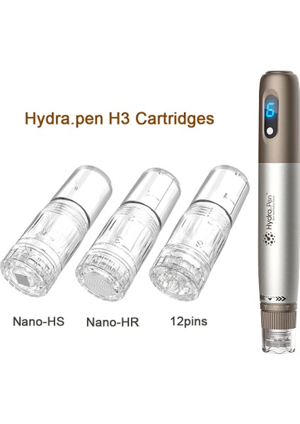 Nano-Hr 10 Adet 10 Adet Hydra Kalem H3 Kartuşları Ayarlanabilir Sıvı Çıkışı Derma Kalem Iğne Kartuşu 3 ml 12 Pins Cilt Bakımı Için Nano Mikro Iğne Mts (Yurt Dışından) fırsatları