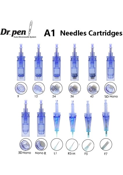 12PIN (1 Adet) Dr.pen Ultima A1 Değiştirilebilir Kartuşlar 1/3/5/7/9/12/36/42/nano Iğneler Dr. Pen Ultima A1 Üzerinde Kullanın (Yurt Dışından) fırsatları