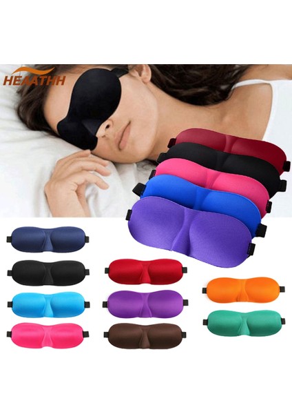 Stil 7 1 Adet Uyku Maskesi Gözler 3D Göz Yamaları Seyahat Körü Körüne Şekerleme Göz Maskeleri Blok Göz Yamaları Uyku Gölge Yardım Eyepatch Kadın Erkek (Yurt Dışından)