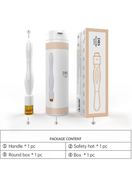 2.0 Drs Profesyonel 40 Iğne Titanyum Derma Damgası ve Mikro Iğneleme Terapi Sistemi Mühür Iğnesi Güzellik Ekipmanları (Yurt Dışından)