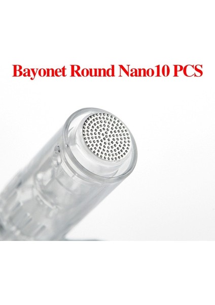 10 Adet Yuvarlak Nano Profesyonel Süngü Derma Microneedle Kalem Microeedle Kartuş Elektrikli Mikro Haddeleme Derma Damga Tedavisi Için Iğne Ipuçları (Yurt Dışından)