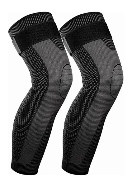 Askı-Siyah Xxxl 2pcs Tam Bacak Kollu Sıkıştırma Uzun Diz Kol Koruyucusu Artrit Varisli Damarlar Için Şişme Basketbol Bisiklet Futbol (Yurt Dışından)