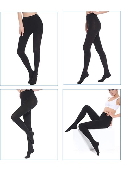 Burnu Açık Siyah Xl Tıbbi Sıkıştırma Külotlu Çorap Kadınlar Için Opak Destek 15-20MMHG Firma Mezun Hortum Tayt (Yurt Dışından) fırsatları