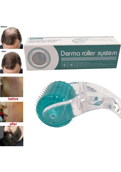 0.2mm 192 Gerçek İğne Dermaroller Yüz Cilt Bakımı Derma Rulo (Yurt Dışından)