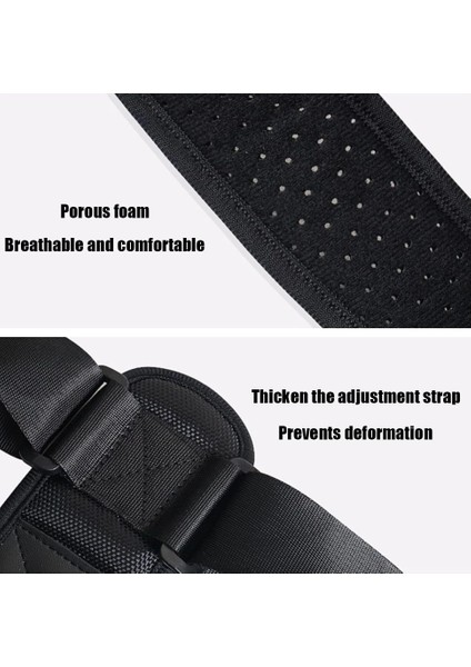 L-Siyah Sırt Duruş Düzeltici Kemer Ayarlanabilir Omuz Boyun Omurga Yeniden Şekillendirme Vücut Için Sütun Duruş Düzeltme Kadın Erkek Düzleştirici (Yurt Dışından) indirimleri