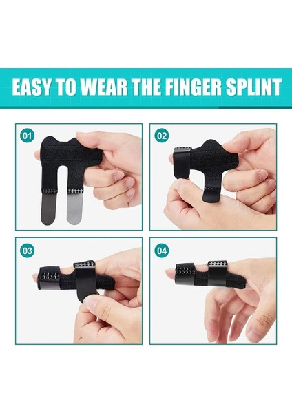 Yeşil 1 Adet Parmak Ateli Destek Parantez Ayarlanabilir Parmak Koruyucuları Kollu Tetik Çekiç Kırık Artrit (Yurt Dışından) indirimleri