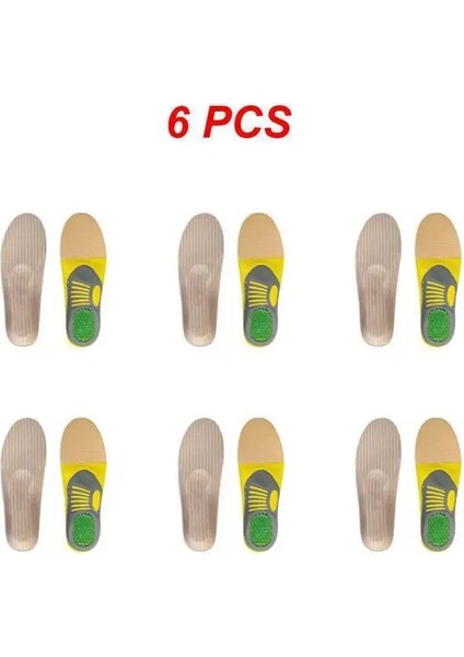 Stil A 6 Adet 1 ~ 9 Adet Premium Ortez Jel Tabanlık Ortopedik Düz Ayak Sağlığı Taban Pedi Ayakkabı Eklemek Arch Destek Pedi Plantar Fasiit (Yurt Dışından)