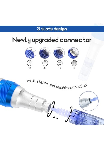 10 Adet F7-W Pın Dr Pen A6 Nano Mini Iğne Dövme Kalemi Süngü Değiştirin Kartuşu Değiştirin Steril Profesyonel Dövme Cilt Bakım Seti Mini Iğne (Yurt Dışından)