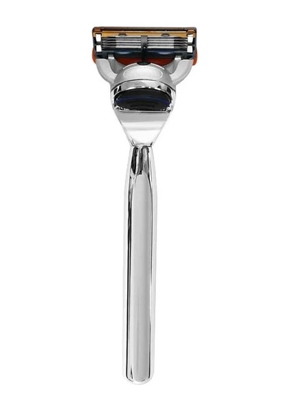 1 El 1 Adet Kafa Erkekler Manuel Bakım Gümüş Metal Tıraş Makinesi Kolu 5 Katmanlı Paslanmaz Çelik Emniyetli Tıraş Bıçağı Takım Elbise G Serisi F5 Güç (Yurt Dışından)