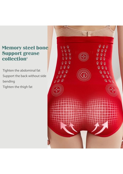 Fildişi M Naylon Şekli Kalça Kaldırma Külot Yüksek Bel Negatif Iyon Karın Pantolon Traceless Dikişsiz Düz Renk Pamuk Kasık Kadınlar Için (Yurt Dışından) fiyatları