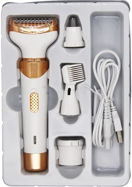 3021 4 In 1 Elektrikli Kaş Düzeltici Taşınabilir Saç Çıkarıcı Kadın Epilatör Burun Kulak Düzeltici Kaldırma Bayan Tıraş Makinesi Epilatör Ağrısız (Yurt Dışından)