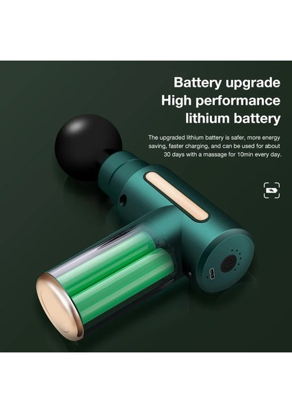 Kırmızı LCD Ekran Tip C Şarj Mini Masaj Tabancası Derin Doku Perküsyon Rahatlama Kas Vücut Boyun Gevşetme Kadın Için LCD Massageador Fitness Pistolas Fasya Tabancası (Yurt Dışından) indirimleri