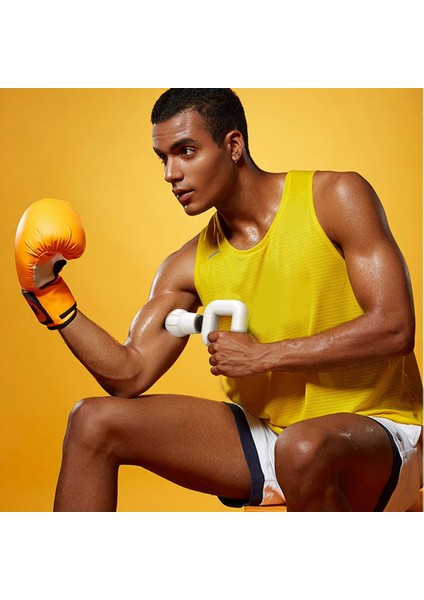 Siyah Taşınabilir Fasya Tabancası Titreşim Masaj Tabancası Sırt Masajı Derin Doku Kas Massajador Vücut Gevşeme Mini Fitness Cihazı (Yurt Dışından) indirimleri