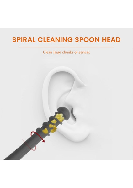 6 Adet-Kahverengi Silikon Kulak Bakım Seti Kulak Tıkacı Seti Kanal Temizleyici Kulak Kiri Kulak Temizleme Sopa Araçları Masaj Kaldırma Balmumu Kulak Kiri Kulak Temizleyici Kaşık (Yurt Dışından) fırsatları