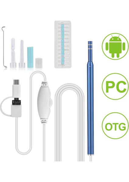 0.3mp Siyah Kulak Temizleme Endoskop 3 In1 USB Hd Görsel Kulak Kaşığı 5.5mm Mini Kamera Android Pc Kulak Temizleme Çubuğu Otoskop Borescope Aracı Sağlık (Yurt Dışından) fırsatları
