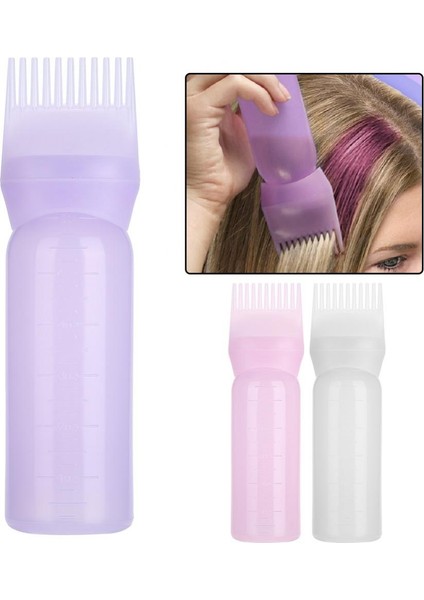 Pembe Saç Boyası Aplikatör Fırça Şişeleri Boyama Şampuan Şişesi Yağ Tarak Saç Boyası Şişesi Aplikatör Saç Boyama Şekillendirici Aracı (Yurt Dışından) modelleri