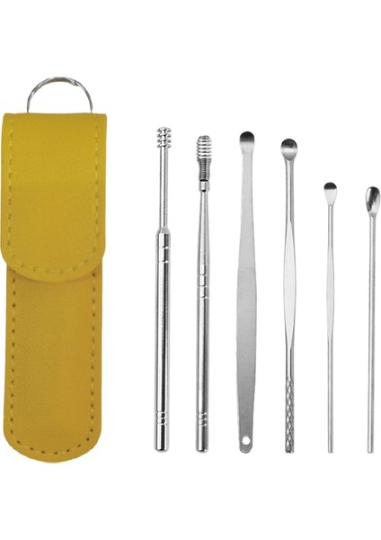 D Kulak Temizleyici Kulak Kiri Temizleme Aracı Abs Earpick Küret Yeniden Kullanılabilir Kulak Temizleme Balmumu Sökücü Bahar Kaşık Kulak Temizleme Çubuğu Temizleyici Bakım (Yurt Dışından)