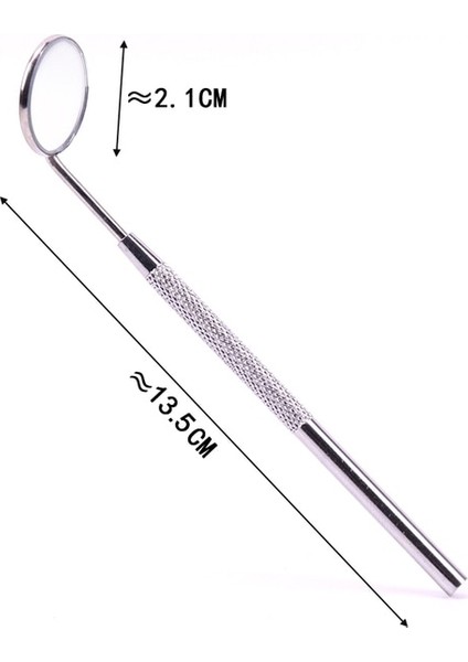 13.5cm Paslanmaz Çelik Kulak Balmumu Temizleme Araçları Ayna Aletleri Ağız Kirpik Uzatma Kontrolü Için Kirpik Araçlarının Uygulanması Diş Diş (Yurt Dışından) fiyatları