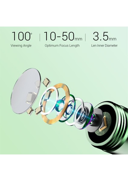 X3 Siyah Bebird R3 R1 X3 Kulak Temizleyici Minifit Sağlık Balmumu Temizleme Aracı Otoskop 300 W Hassas Endoskop Sağlık Kulak Kiri Seçici (Yurt Dışından)