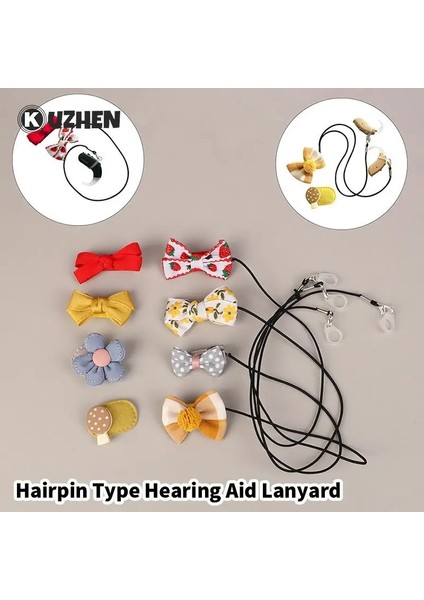 Csingle Sevimli Taşınabilir Işitme Cihazı Anti Kayıp Çiçek Halat Ilmek Çocuk Işitme Cihazı Klip Kelepçe Halat Tutucu Koruyucu Anti Düşen Kaybetme (Yurt Dışından)
