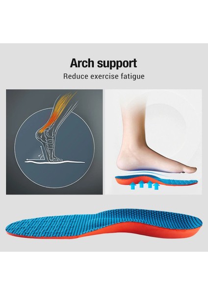Ab 41-42YARDS (260MM) Ayakkabı Için Spor Tabanlık Taban Şok Emme Deodorantı Nefes Alabilen Yastık Ayaklar Için Koşu Tabanlığı Erkek Kadın Ortopedik Tabanlık (Yurt Dışından) indirimleri