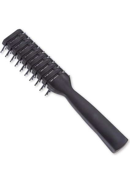 Siyah 1 Adet Erkek Saç Fırçası Kuaförlük Salon Berber Anti-Statik Isı Tarak Saç Peruk Şekillendirici Aracı Tarak Fırça Sağlıklı Masaj Aletleri (Yurt Dışından)