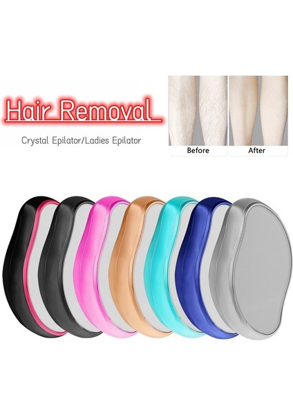 Siyah Bayanlar Epilatör Ağrısız Fiziksel Kristal Saç Çıkarıcı Silgi Cam Saç Çıkarıcı Güvenli Kolay Temizlik Epilasyon Aracı Epilasyon (Yurt Dışından) indirimleri