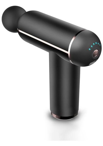 Siyah Varon Fasya Tabancası Titreşim Masaj Tabancası Vurmalı Tabanca Masajı Derin Doku Kas Vücut Gevşeme Mini Fitness Cihazı (Yurt Dışından)