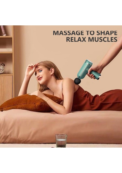 Siyah Varon Fasya Tabancası Titreşim Masaj Tabancası Vurmalı Tabanca Masajı Derin Doku Kas Vücut Gevşeme Mini Fitness Cihazı (Yurt Dışından) fırsatları