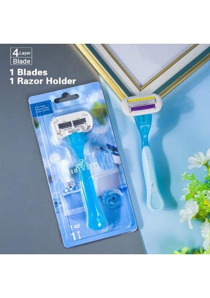 1 Kolu 1 Bıçak Kadın Güvenlik Jilet Yüz/bacak/koltukaltı/bikini Güzellik Saç Çıkarıcı Tıraş Bıçakları Uyumlu Venüs Tıraş Makinesi Kafayı Değiştirin (Yurt Dışından) fırsatları