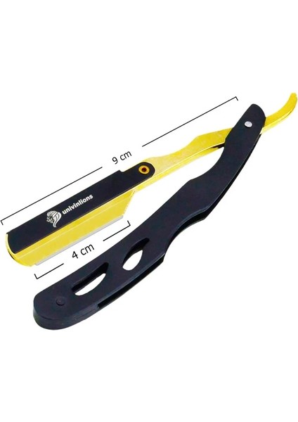 B-6-D 10 Bıçak Univinlions Profesyonel Manuel Tıraş Makinesi Düz Kenar Paslanmaz Çelik Keskin Berber Jileti Katlanır Tıraş Sakal Kesici Bıçaklı (Yurt Dışından) fırsatları