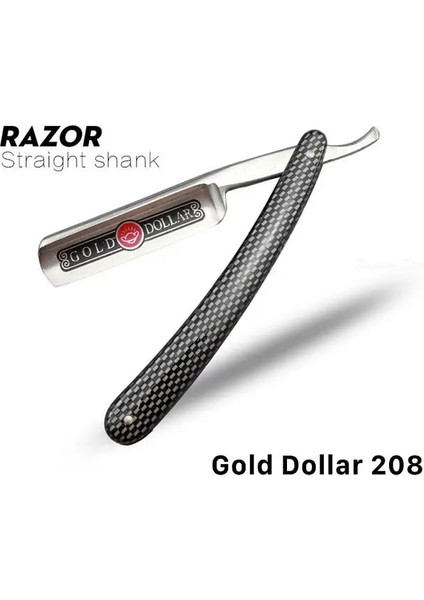 Altın Dolar 208 Yeni Altın Dolar 100 Klasik Tıraş Düz Jilet Manuel Berber Jiletleri Katlanır Bıçak Erkekler Paslanmaz Çelik Tıraş Bıçağı G0114 (Yurt Dışından)