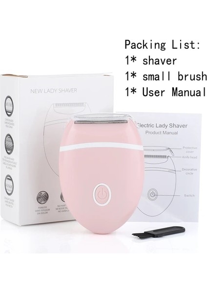 Pembe Kadın 3'ü 1 Arada Tıraş Makinesi Elektrikli Mini Tıraş Makinesi Özel Epilasyon Ekipmanları Tüm Vücut Bıçağı Koltuk Altı Samimi Alan (Yurt Dışından) fiyatları